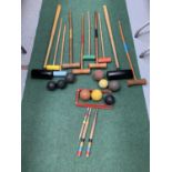 A CROQUET SET