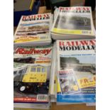 A QUANTITY OF RAILWAY MODELLER MAGAZINES ETC