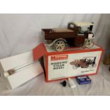 A NEW AND BOXED MAMOD WORKING STEAM WAGON COMPLETE