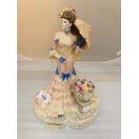 A COALPORT MATT FIGURINE MADEMOISELLE CHERIE