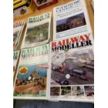 A QUANTITY OF RAILWAY MODELLER MAGAZINES ETC