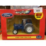 A BOXED BRITAINS MODEL FORD 5000 TRACTOR 1:32 REF NO 42196