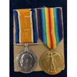 TWO WW1 MEDALS PRIVATE S PATTISON ROYAL WEST KENT