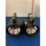 A PAIR OF BARDIC SYSTEMS LTD (SOUTHAMPTON) RAILWAY LAMPS