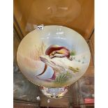 A MINTON BOWL DEPICTING AN OTTER, SIGNED 'ROSE'