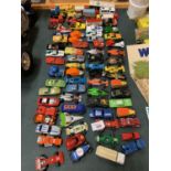 A LARGE COLLECTION OF TOY CARS