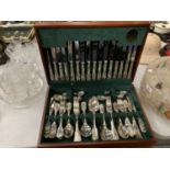 A BOXED CANTEEN OF KINGS CUTLERY COMPLETE