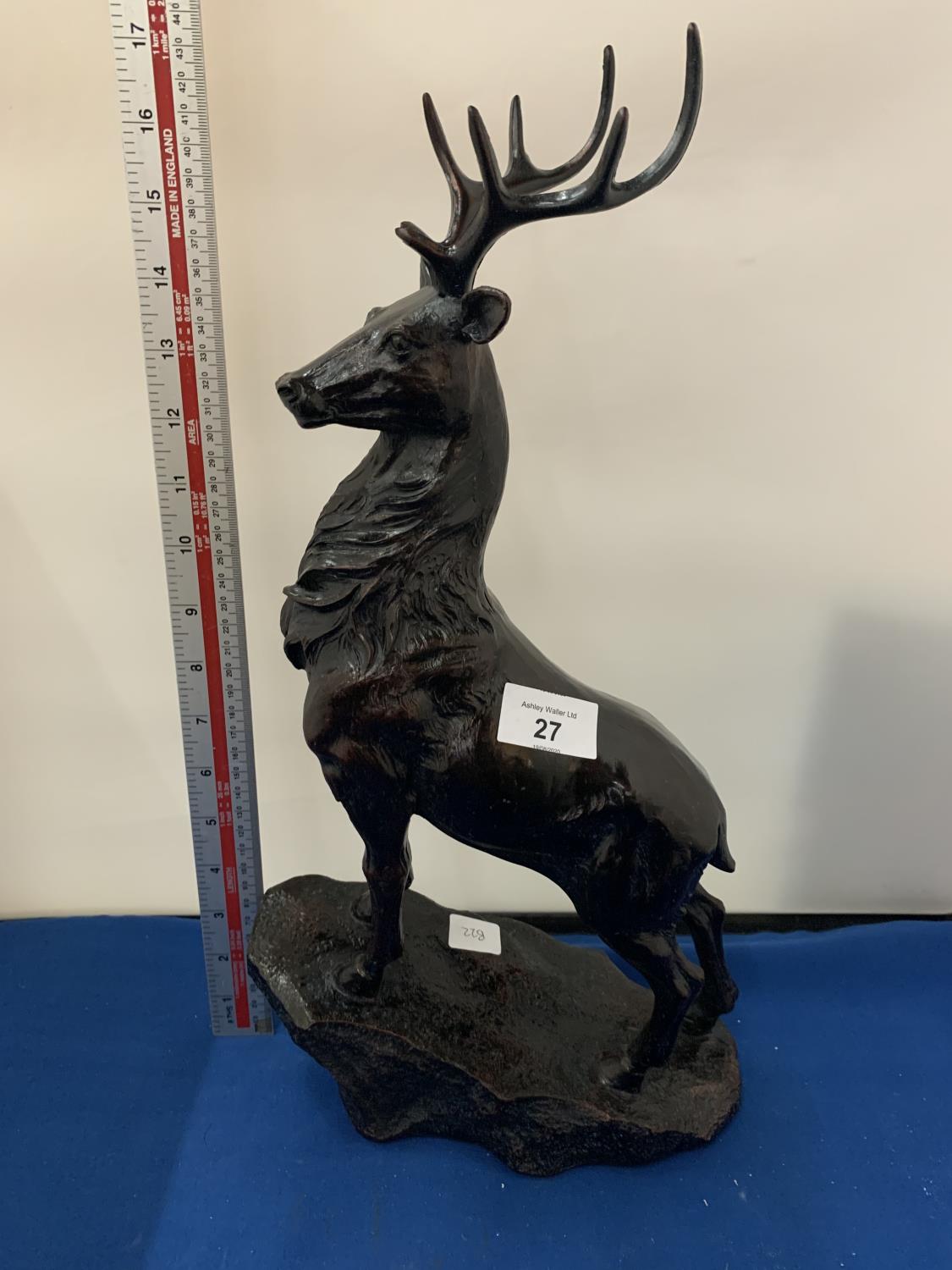 A STAG ON A BASE