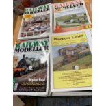 A QUANTITY OF RAILWAY MODELLER MAGAZINES ETC