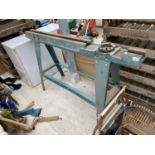 A CLARKE WOODWORKER LATHE BENCH