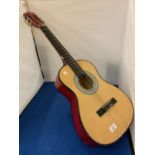 A SMALL ACCOUSTIC GUITAR