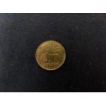 A 22CT GOLD EAST INDIA COMPANY ONE MOHUR DATED 1841, (QUEEN VICTORIA YOUNG HEAD) APPROX TOTAL