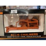 A BOXED SPECAST MODEL CLASSIC SERIES ALLIS CHALMERS K DIESEL CRAWLER WITH BLADE 1:16 SCALE