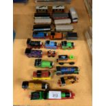 VARIOUS THOMAS TANK ENGINES AND CARRIAGES TO INCLUDE DIE CAST EXAMPLES