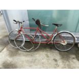 A RALEIGH VINTAGE TANDEM BICYCLE