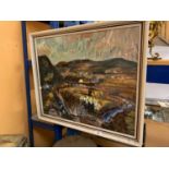 A FRAMED OIL ON CANVAS OF BETWS-Y-COED 20 INCH X 24 INCHBY NORMAN MAC DONALD 10.4.64