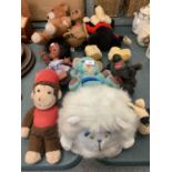 VARIOUS SOFT TOYS