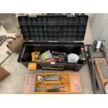A TOOL BOX AND CONTENTS