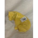 A MINTON SOLON YELLOW POLAR BEAR