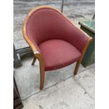 A PARKER KNOLL ARMCHAIR