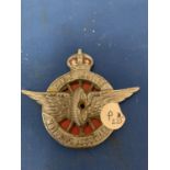 A CIVIL SERVICE MOTORING ASSOCIATION CAR BADGE