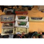 NINE BOXED VANS ETC TO INCLUDE MATCHBOX AND YESTER YEAR