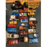 VARIOUS TOY MODELS TO INCLUDE TONKA, CORGI ETC