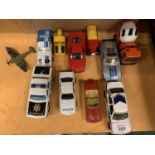 A COLLECTION OF VARIOUS TOY CARS