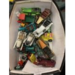 A LARGE QUANTITY OF TOY VEHICLES