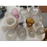 A QUANTITY OF ASSORTED GLASSWARE