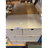 THREE SETS OF WOODEN MODELLERS STORAGE DRAWERS