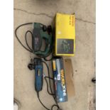 A WORKZONE MULTIFUNCTION TOOL AND A BOSCH PHO 15-82 PLANER, IN WORKING ORDER