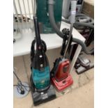 TWO VACUUM CLEANERS TO INCLUDE A HOOVER