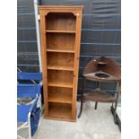 A PINE SIX TIER BOOKCASE