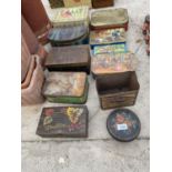 A QUANTITY OF COLLECTABLE CONFECTIONERY TINS