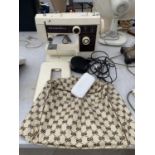 A RICCAR RELIANT 35 SEWING MACHINE WITH PEDAL, CASE ETC