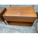 A G PLAN STYLE TEAK TV/VIDEO STAND