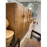 TWO WRIGHTON TWO DOOR OAK WARDROBES