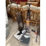 VARIOUS ITEMS TO INCLUDE A DYSON ROLLER BALL, LARGE TORCH, LAMP ETC