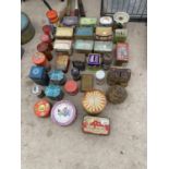 A QUANTITY OF COLLECTABLE CONFECTIONERY TINS