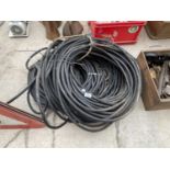 A ROLL OF HEAVY DUTY COPPER ELECTRICAL CABLE