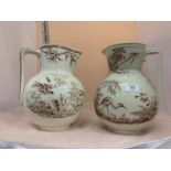 A PAIR OF LATE 19TH CENTURY LARGE WATER JUGS