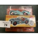 A BOXED DINKY CAR III TRIUMPH TR2 SPORTS