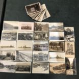 QUANTITY OF POSTCARDS WITH MILITARY EXAMPLES