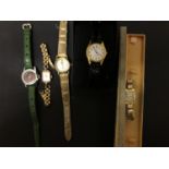 FIVE LADIES WRIST WATCHES