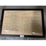 A FRAMED POSTER (BUTTERS) AUCTION CATALOGUE