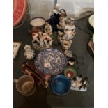 A LARGE COLLECTION OF VARIOUS CERAMICS