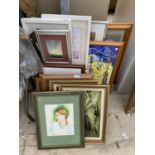 A LARGE QUANTITY OF FRAMED PICTURES