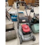 A HONDA HARMONY 215 PETROL MOWER RUNS WELL BUT NO GEARS, PUSH ONLY