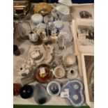 VARIOUS CERAMICS AND PAPER WEIGHTS